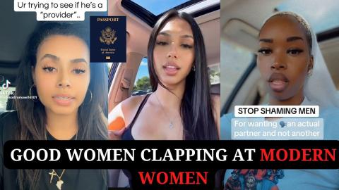 Good Women Clapping At Modern Women