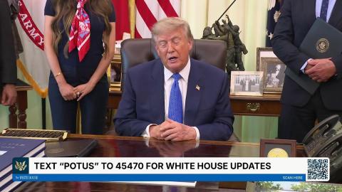 President Trump Signs an Executive Order, Aug. 10, 2026