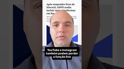 YouTube e Instagram podem perder a função live