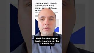 YouTube e Instagram podem perder a função live