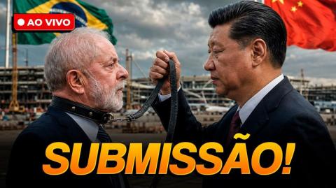 COLÔNIA? Lula com o pires na mão para os comunistas chineses (25 de ago. de 2026)
