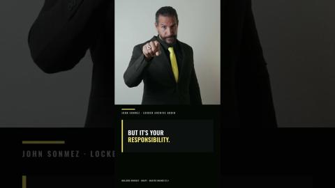 Some things are not your fault. They are still your responsibility. Ownership is how you get your po