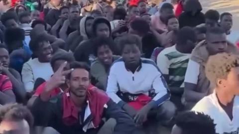 Red cross fuckers feeding animals in Ceuta!