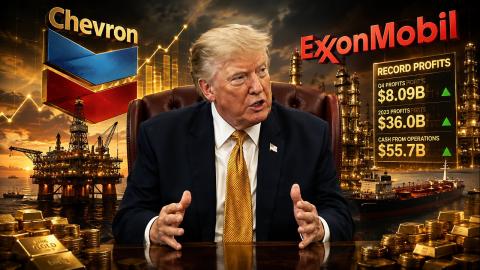 VIDEO: Trump Blames Chevron / ExxonMobil For High Gas Prices As They Report Record Profits!