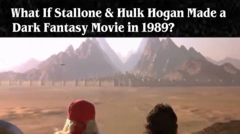 The last warriors of Kor 1989 , AI movie Stallone and Hogan starring episode 1 .