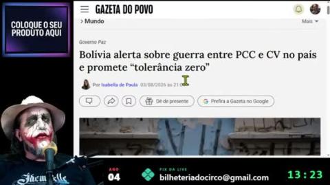 PCC E COMANDO VERMELHO EM GUERRA NA FRONTEIRA DA BOLÍVIA