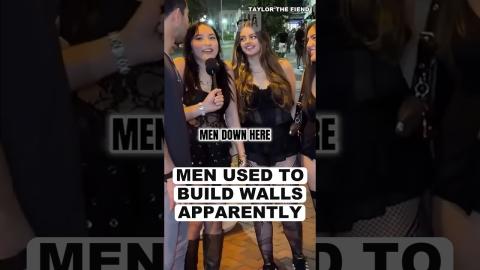 Men Used To Build WALLS Apparently