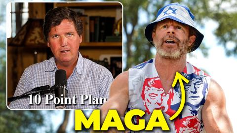 Deranged MAGA Losing it Over Tucker's Plan for America...