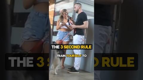 Approach Girls Using The 3 Second Rule (Watch This) #pickup #confidence #rizz #approachanxiety
