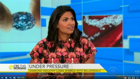 CBS Response- Diamonds Lose Their Luster For Millennials