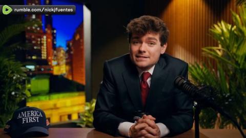 Nick Fuentes: “So now somebody like Joe Lansdale, a fanatical, bloodthirsty jewish supremacist, he is now..."