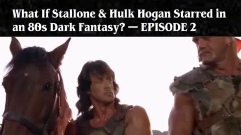 The last warriors of Kor 1989 , AI movie Stallone and Hogan starring episode 2