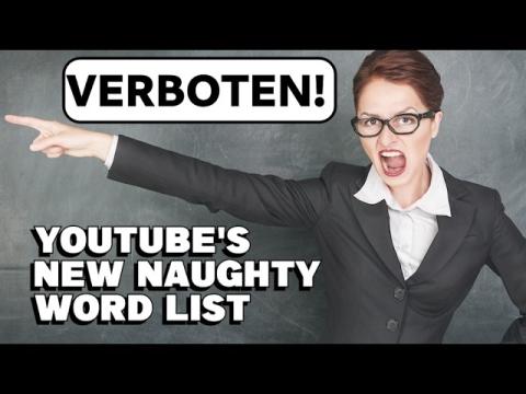 YouTube's New "Naughty Word" List Preventing Superchats