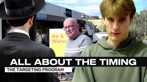 how the government lets the target know that he's on watch Australia a worldwide programme