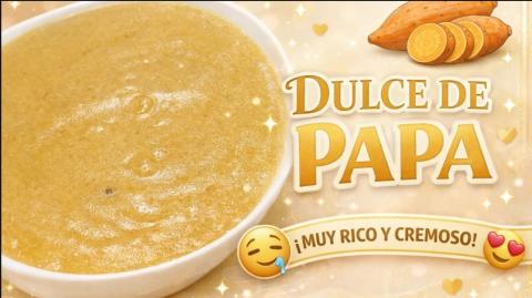 Dulce de Papa Casero _ Receta Fácil y Cremosa