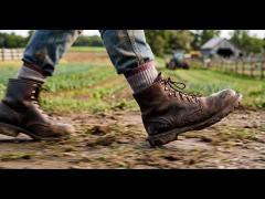 Different shoes. Same American determination.