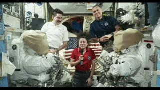 President Trump Call the International Space Station from Mission Control