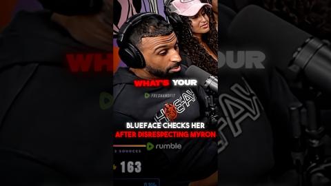 Blueface CHECKS Her After Disrespecting Myron
