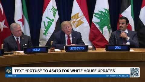 President Trump Participates in a Multilateral Meeting with the Gulf Cooperation Council