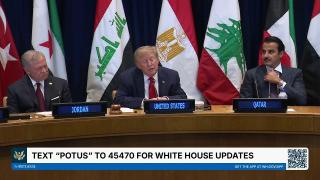 President Trump Participates in a Multilateral Meeting with the Gulf Cooperation Council