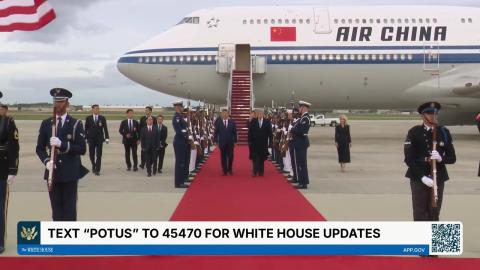 President Trump Participates in an Arrival Ceremony with the President of China