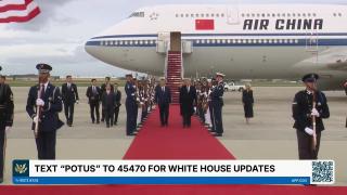President Trump Participates in an Arrival Ceremony with the President of China