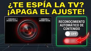 ¿Tu Smart TV te espía en México? Desactiva este ajuste AHORA