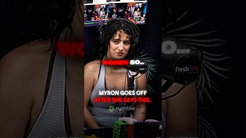 Myron GOES OFF After She Says THIS!