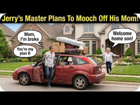 Jerry Banfield Plans On Living With His Mom - Master Plan Is Moocher MAXING!