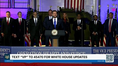 Vice President JD Vance Holds a Fraud Task Force Press Conference