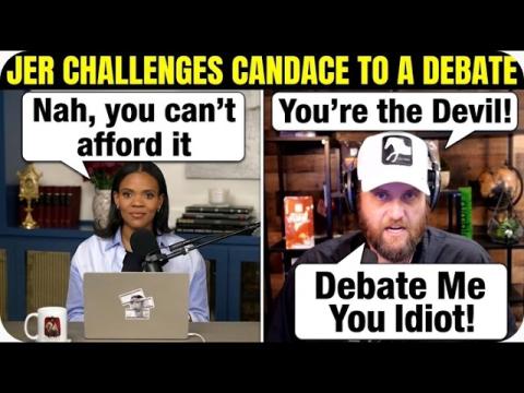 Jer Too Broke To Debate Candace Owens, LOL!
