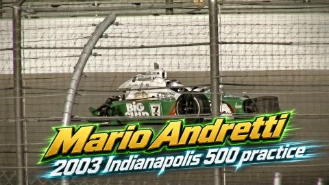 2003 IRL Indianapolis practice crash - MASSIVE Andretti crash testing.