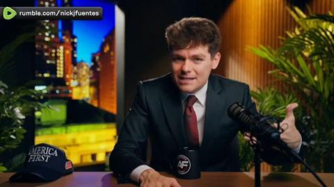 Nick Fuentes laments that Trump's legacy is Israel, not America.