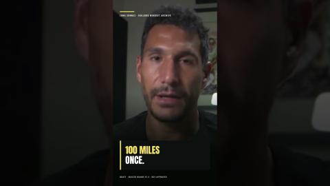 Running 100 miles in one day is not going to put me in great shape. Running five miles every single