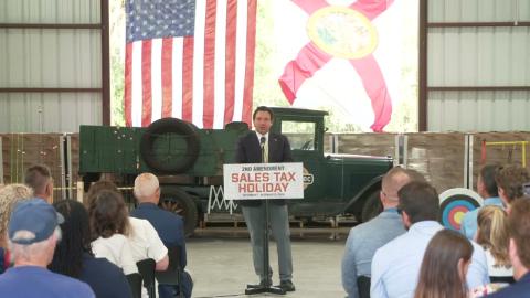 Governor DeSantis Highlights Hunting, Fishing, and Camping Sales Tax Holiday