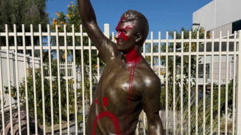 Lefties are Now Attacking Charlie Kirk Statues
