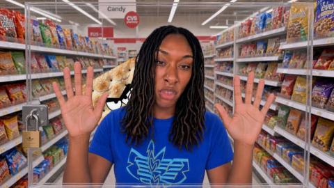 She's Close to Figuring Out Why Everything in CVS is Behind Glass