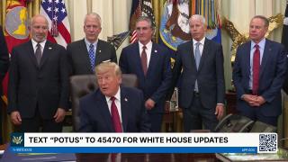 President Trump Makes an Announcement with the Secretary of Commerce