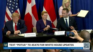 President Trump Participates in a Trilateral Signing Event