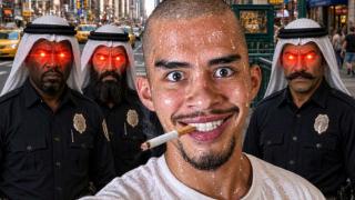 Sharia Pusher Sneako Gets Pressed By Muslims Catching Him Smoking