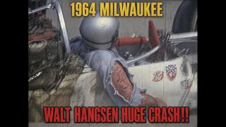 1964 USAC BRUTAL Walt Hansgen Milwaukee crash!!