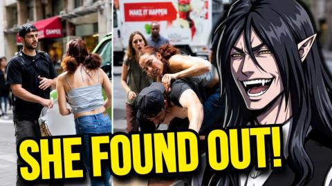 Starting A Fight With A Man Didn't Go As Well As She Thought...