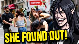 Starting A Fight With A Man Didn't Go As Well As She Thought...