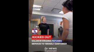 Jewish woman gets kicked out of a beauty salon run by a Muslim lady