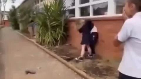Young girl defends herself against a nigga.