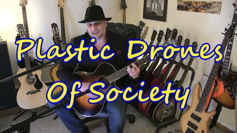 Plastic Drones Of Society - Original Punk Song | Live Acoustic Rock Performance