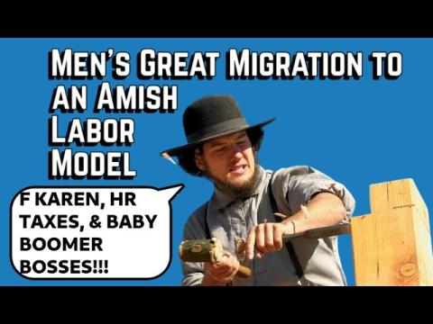 Men are Migrating to a "Secular Amish" Labor Economy