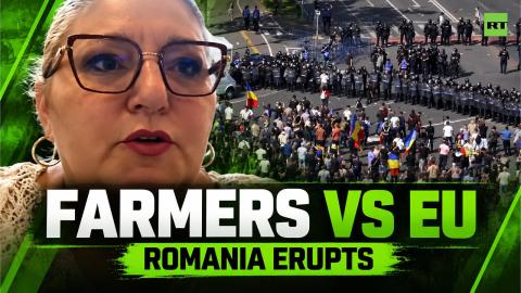 Romanian MEP blasts EU as farmers clash with police in Bucharest