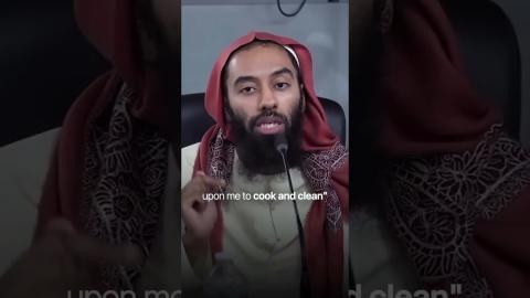 I do not want to cook because is not wajib