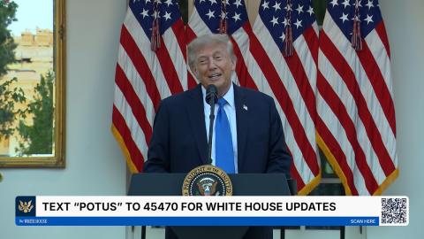 President Trump Participates in a Rose Garden Dinner